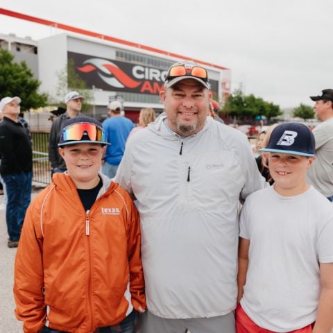 Race fans arrive at Circuit of The Americas in Austin, Texas on March 24, 2024.