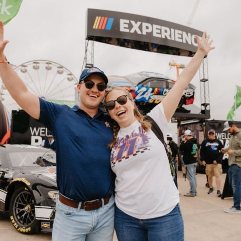 Race fans enjoy the Fan Zone before last year’s EchoPark Automotive Grand Prix NASCAR Cup Series race at Circuit of The Americas.