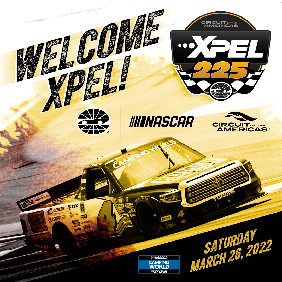 XPEL Named Sponsor of NASCAR at COTA Race Weekend | News | NASCAR at COTA